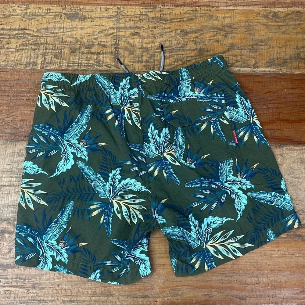 Public Beach men’s size Large Swim Shorts trunks tropical beach
